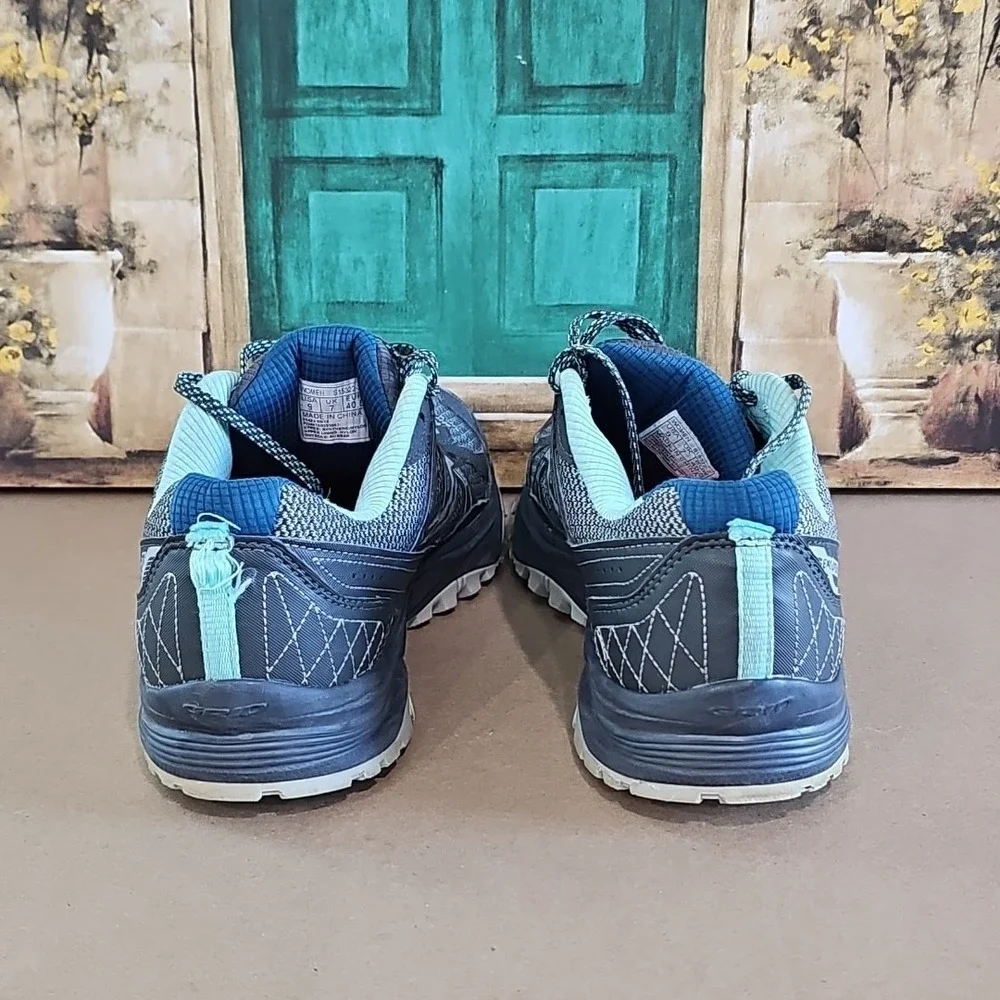 Saucony Excursion TR 10 Running Shoes, #S15322-2, Grey/Light Blue, Womens US 9